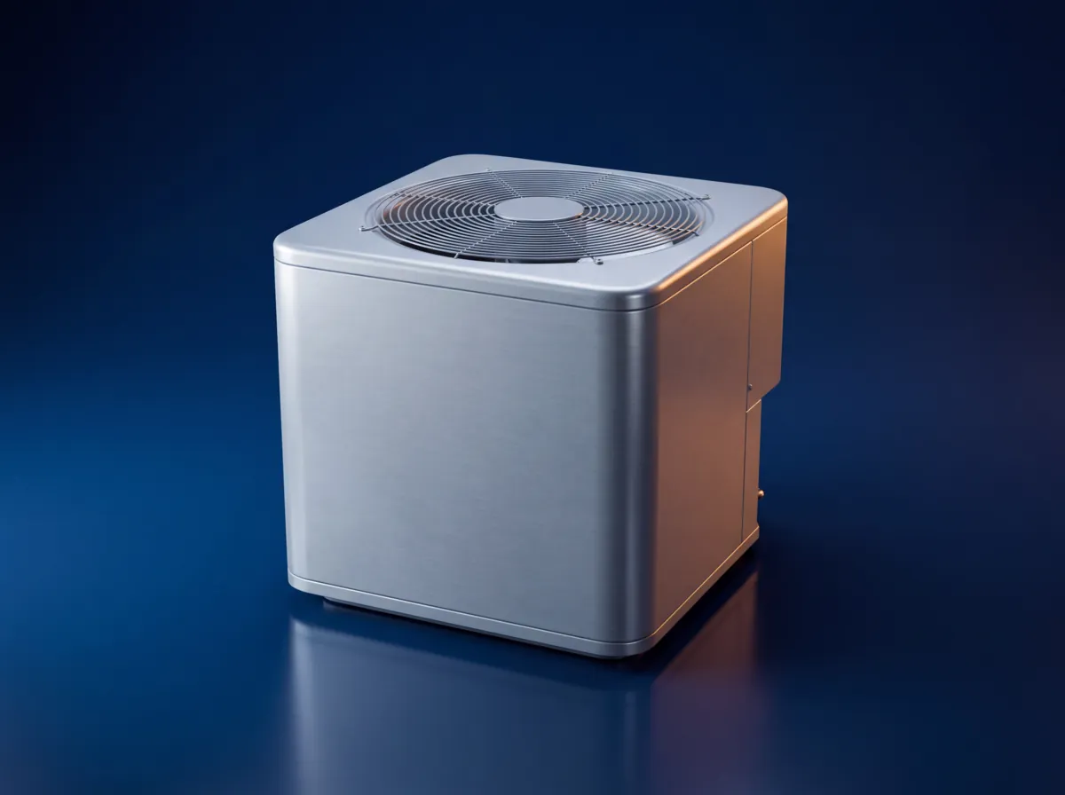 A central air conditioner outdoor unit